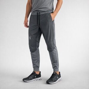 On Running Men’s Weather Cloud Active Performance Pants Black Gray Size XL EUC